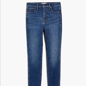 Madewell 10" High-Rise Skinny Jeans in Bradfield Wash